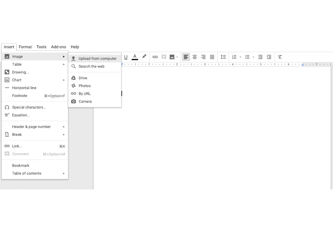 Copiar imagem do Google Doc