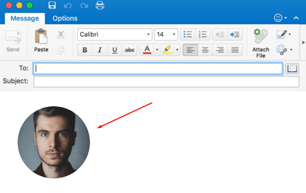doar imaginea din semnătura ta de e-mail