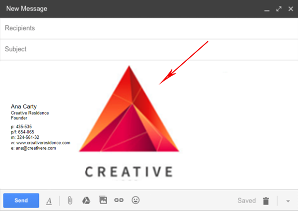 imagini mari în semnătura de e-mail