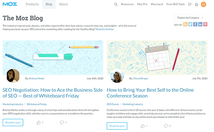 O Blog do Moz