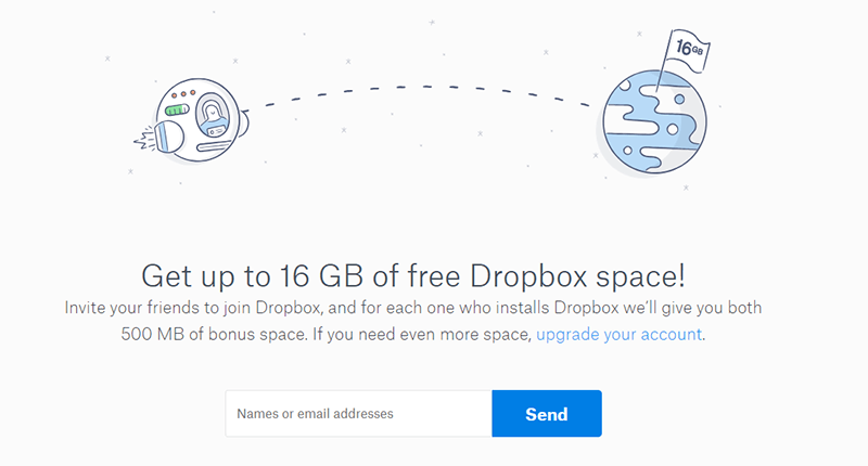 Marketing de crescimento pelo Dropbox