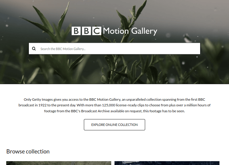 BBC 動態畫廊