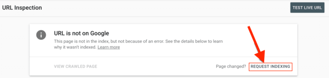 Google 검색 콘솔 - URL 인덱싱 1