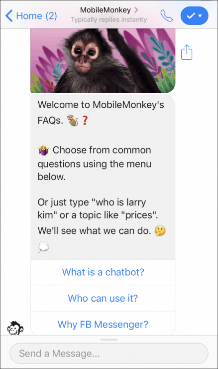 faq-facebook-messenger-bot