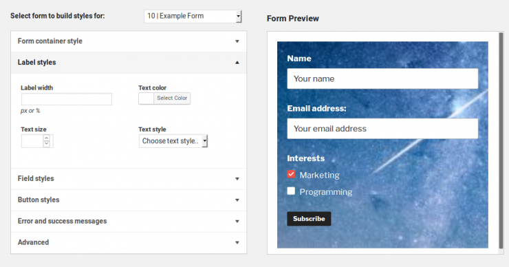 Plugin Pemasaran Digital WordPress: MailChimp