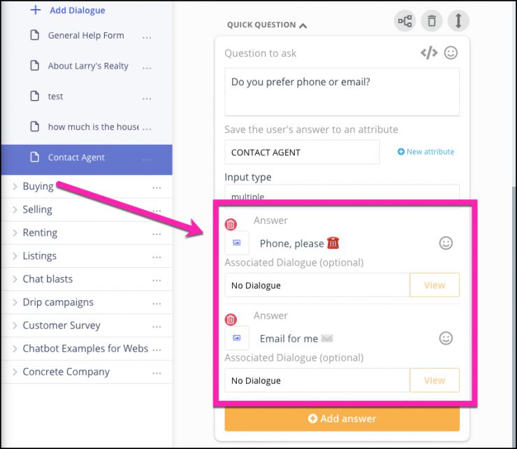 cara membuat chatbot - simulasikan mengetik