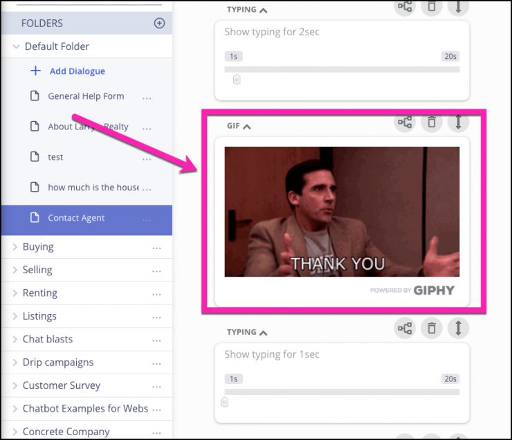 cara membuat chatbot - gif