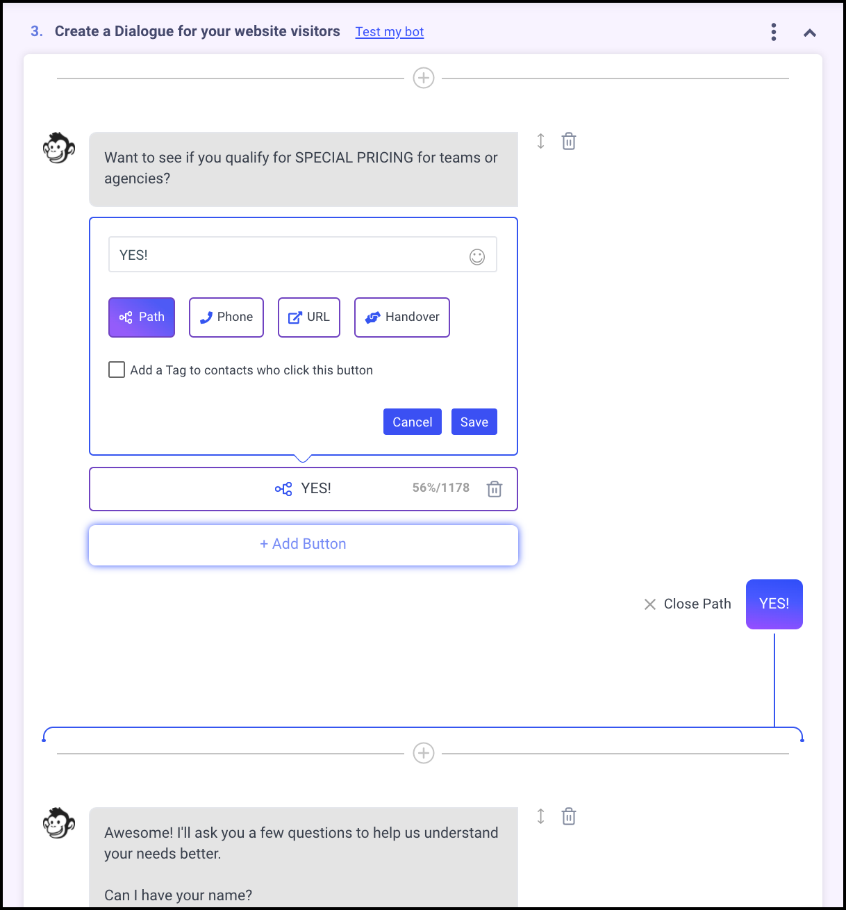 facebook 客户聊天路径