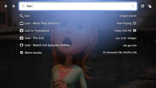 Wyszukiwarka GoogleTV