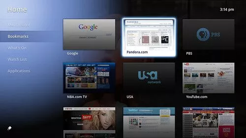 Google-TV-Strona główna