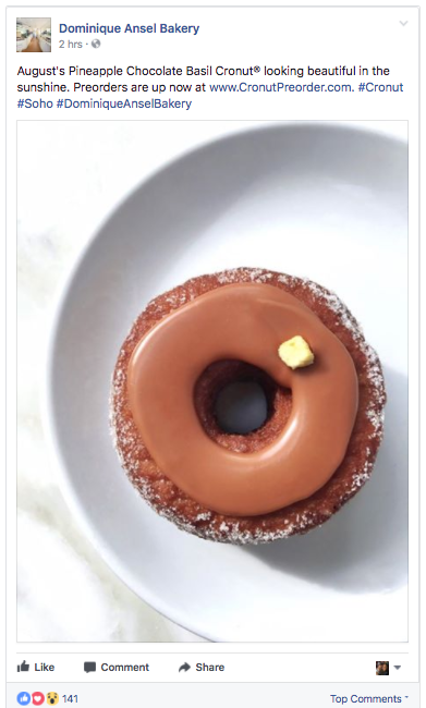 kleine Unternehmen, die zum viralen Cronut wurden