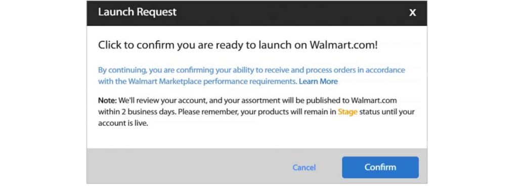gata de vânzare pe Walmart