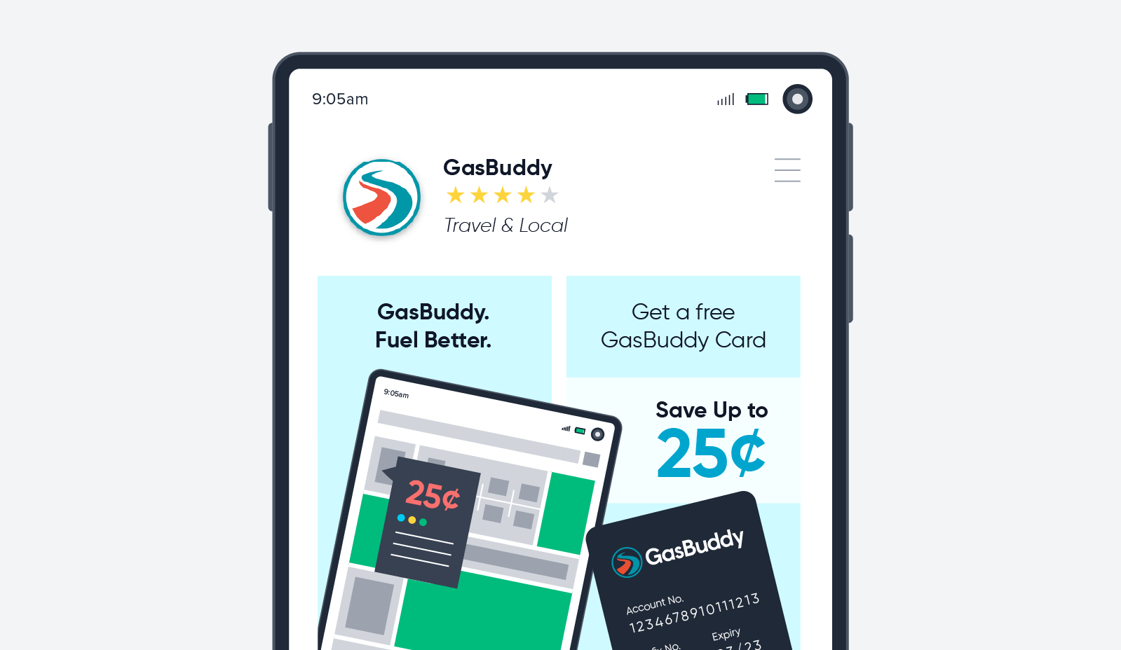marketing de localisation gasbuddy