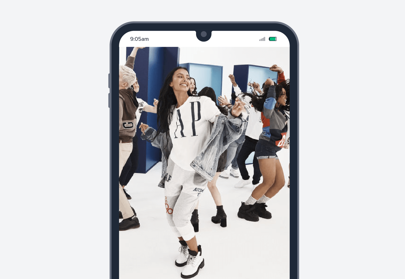 Gap mobile Werbung