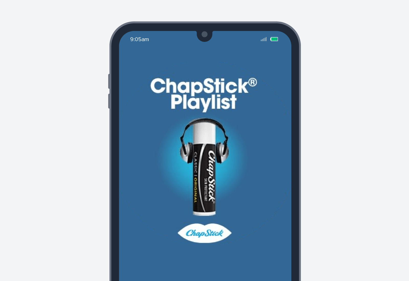 mobile Werbung für Chapsticks