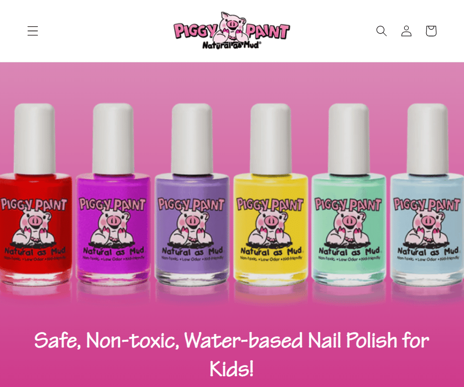 konten e-niaga piggy paint