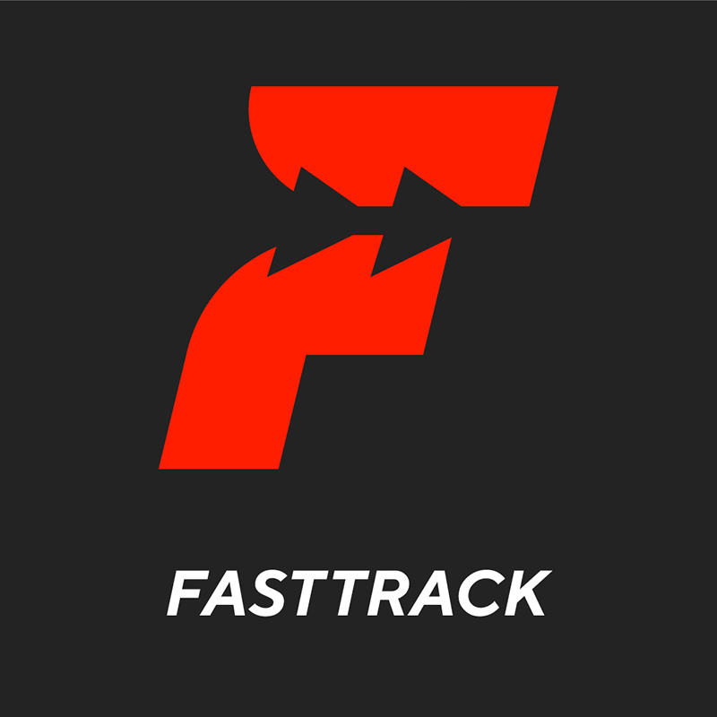 przykład logo litery f