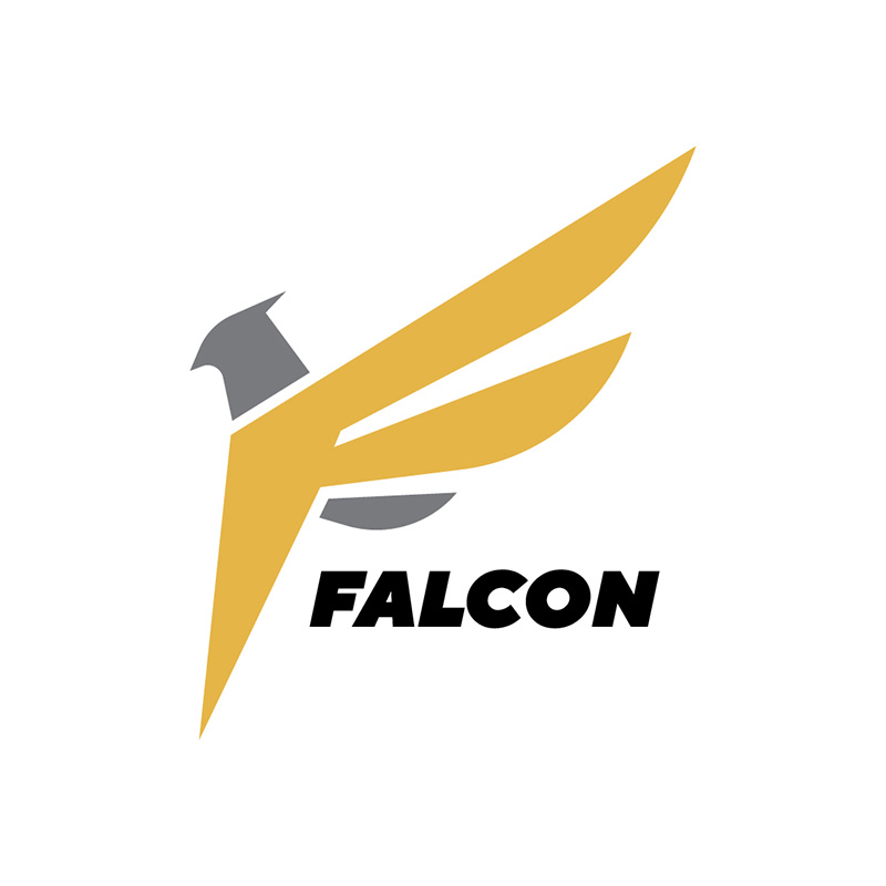 przykład logo litery f