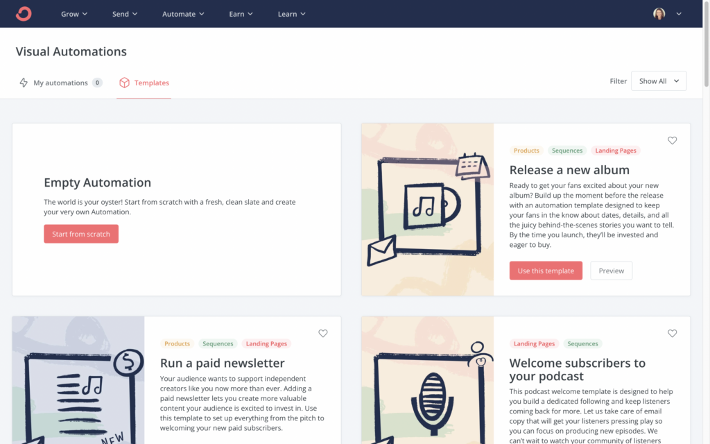 Automatizare ConvertKit