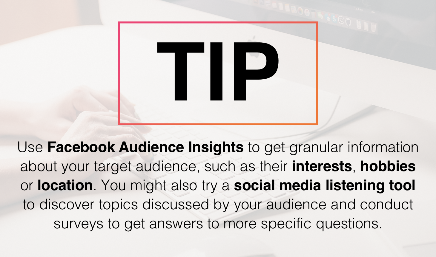 Sfat despre utilizarea Facebook Audience Insights