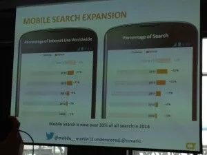 Slajd SMX dotyczący rozszerzenia wyszukiwania mobilnego