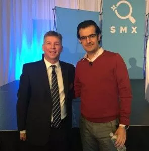 Danny Sullivan mit Hauptredner Behshad Behzadi