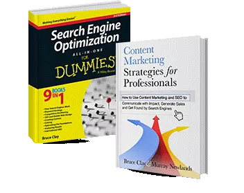 Livros de marketing digital escritos por Bruce Clay.