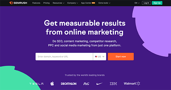 semrush-seo-tool - RafflePress SemRush best ecommerce marketing tools