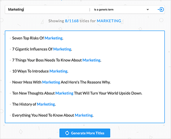 generatore di titoli di blog - RafflePress Free content for website blog topic generators