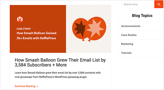 case-studies-free-content-for-website - RafflePress Free content for website case studies
