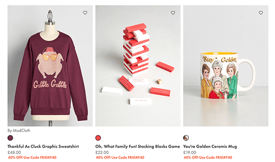 Weihnachts-Produktseite - RafflePress Christmas marketing ideas for retail: Christmas product pages