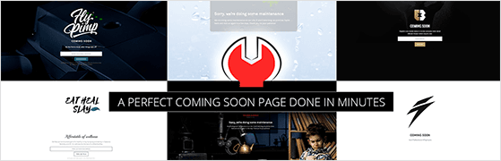 البرنامج الإضافي - قريبًا - صيانة - RafflePress minimal coming soon and maintenance plugin