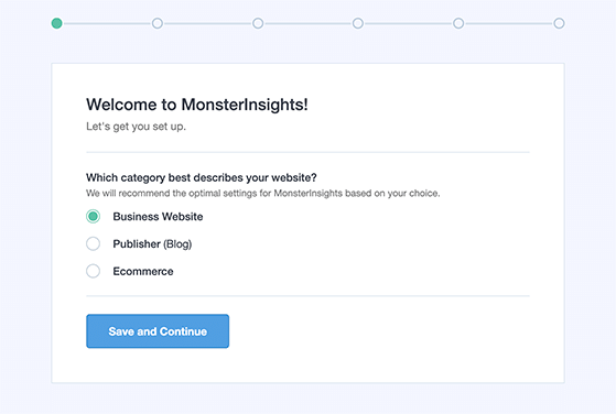 Monsterinsights-website-category - RafflePress Select your website category