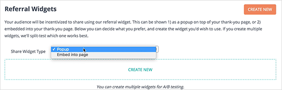 upviral-popup-lub-widget-embed - RafflePress Choose from a popup or an embeddable widget in upviral