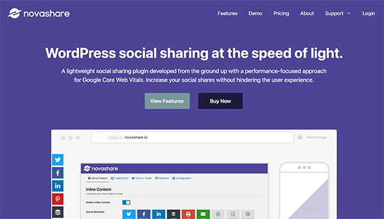 novashare-social-media-plugin-wordpress - RafflePress Novashare WordPress social media plugin