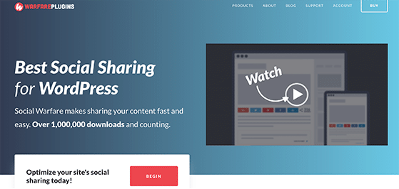 사회 전쟁 소셜 미디어 플러그인 - RafflePress Social Warfare best social media plugins for WordPress