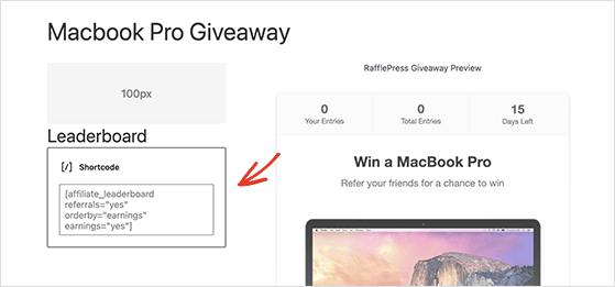 embed-affiliate-leaderboard - RafflePress Embed your affiliate marketing leaderboard.