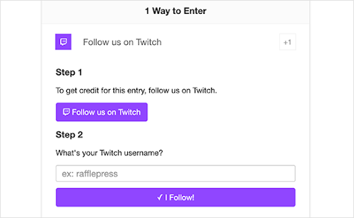 follow-on-twitch - RafflePress follow on twitch rafflepress