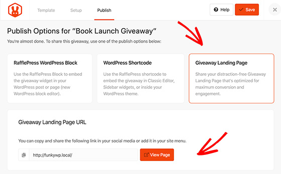publish-competition - RafflePress Rafflepress lets you publish your tiktok contest on a distraction free giveaway landing page