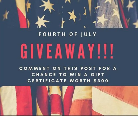 Instagram-Kommentar-Wettbewerb - RafflePress independence day instagram comment contest