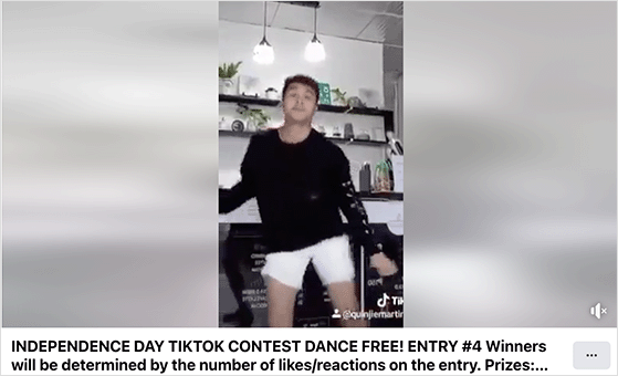 unabhängigkeitstag-tiktok-videowettbewerb - RafflePress independence day tiktok giveaway contest