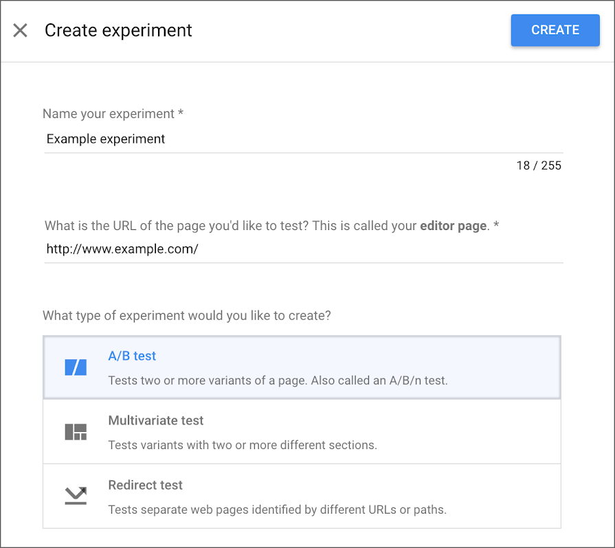 Google Optimize - gratuit
