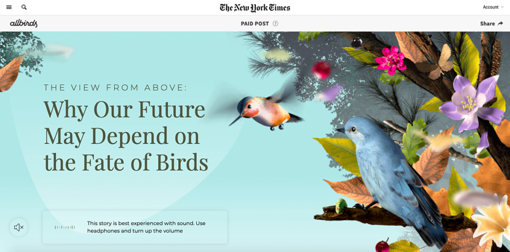 reclame la New York Times