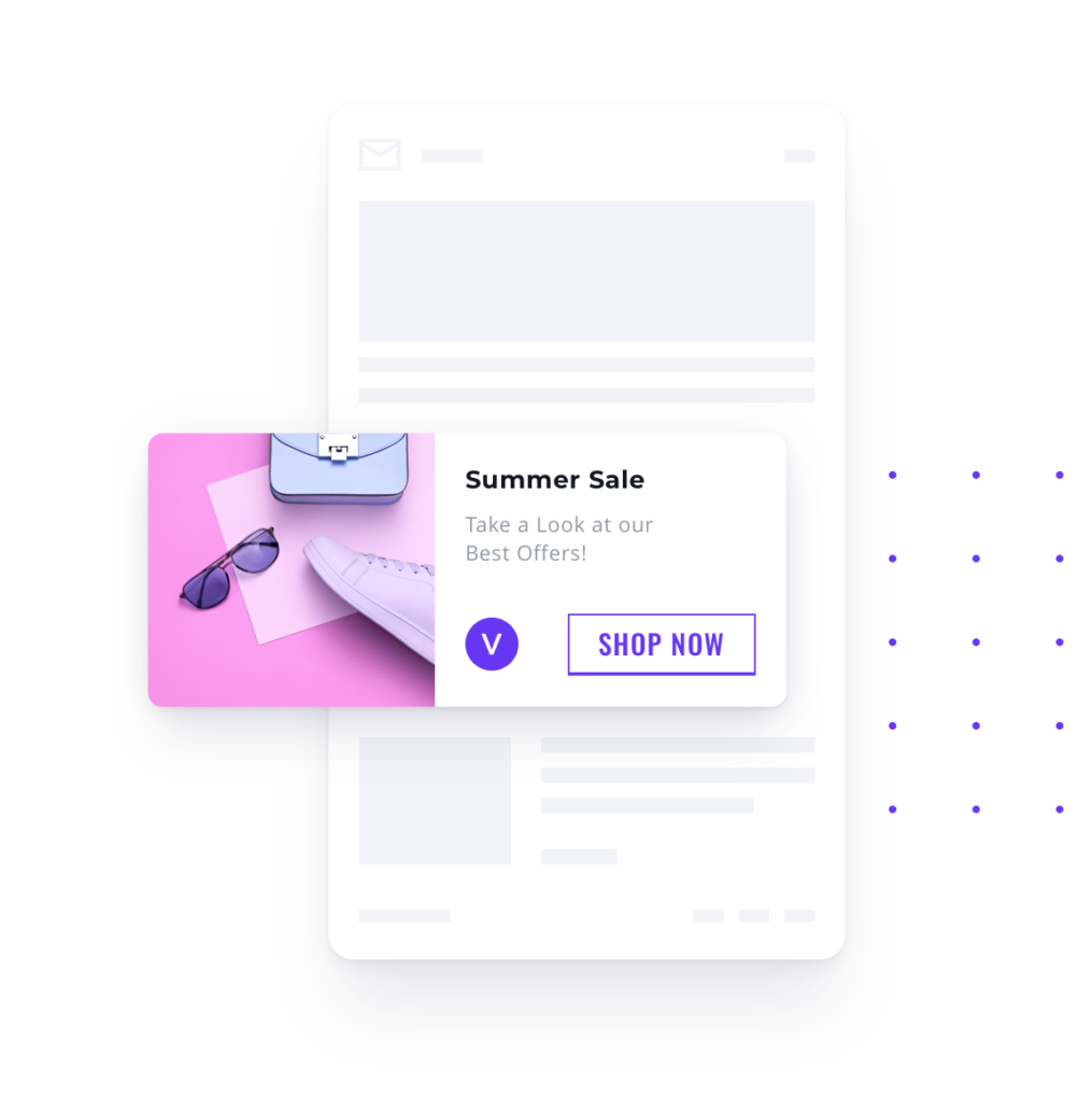 reclame widget prin e-mail