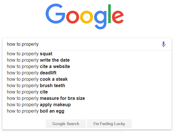 HowToProperly how to properly google search