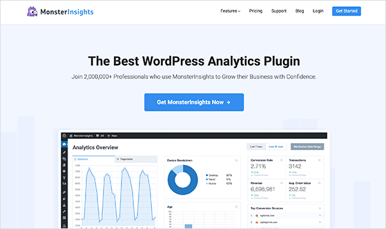Monsterinsights - RafflePress monsterinsights google analytics plugin for WordPress