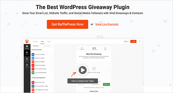 rafflepress-best-giveaway-plugin - RafflePress RafflePress best WordPress giveaway plugin