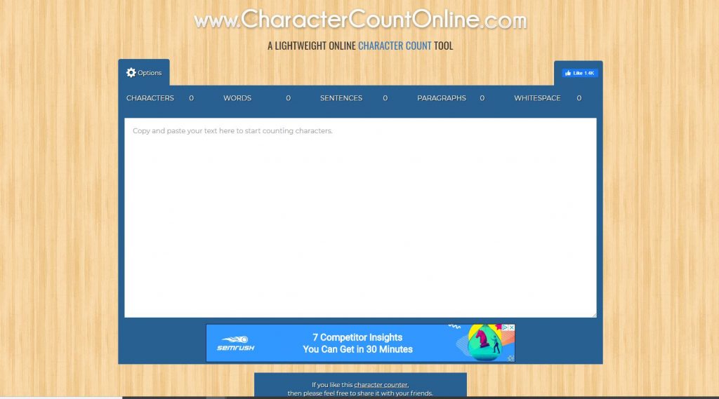 compteur de caractères gratuit
