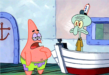 啊，客户服务工作... GIF - Squidward Patrick Spongebob Squarepants - Descubre & Comparte GIFs