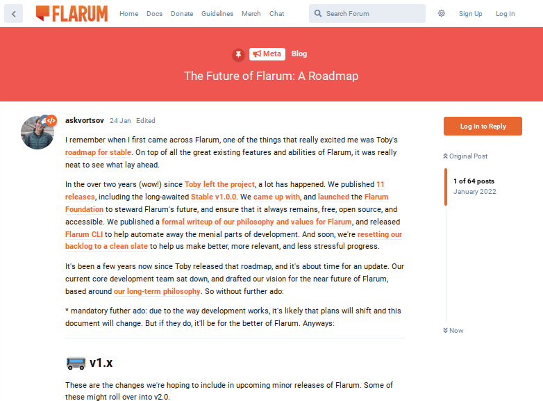 Flarum Forum Yazılımı